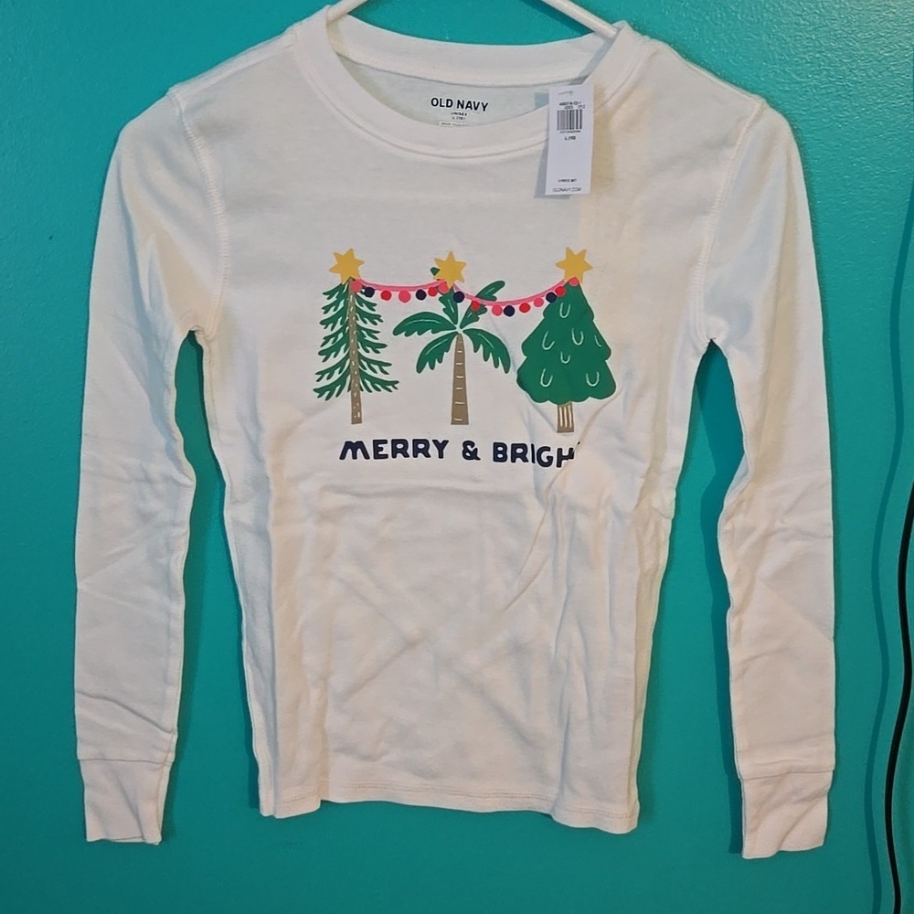 Old Navy Merry & Bright Holiday Pajama Set - Picture 3 of 7